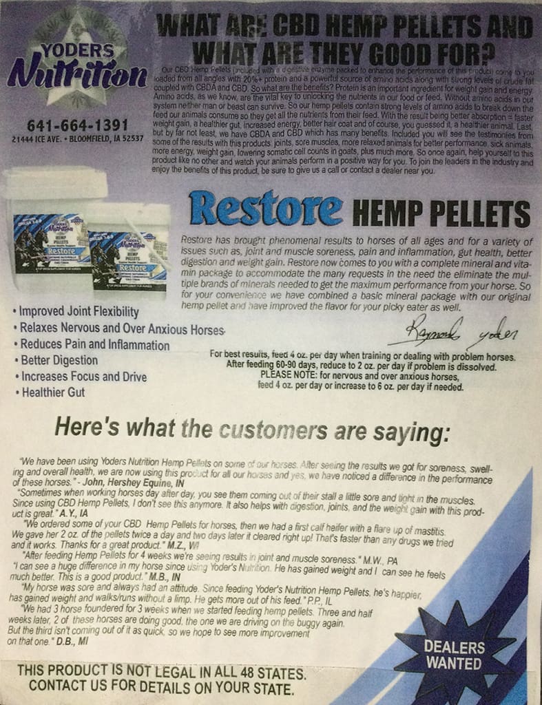Stoltzfus Mineral Supply, Yoder Nutrition, Minerals