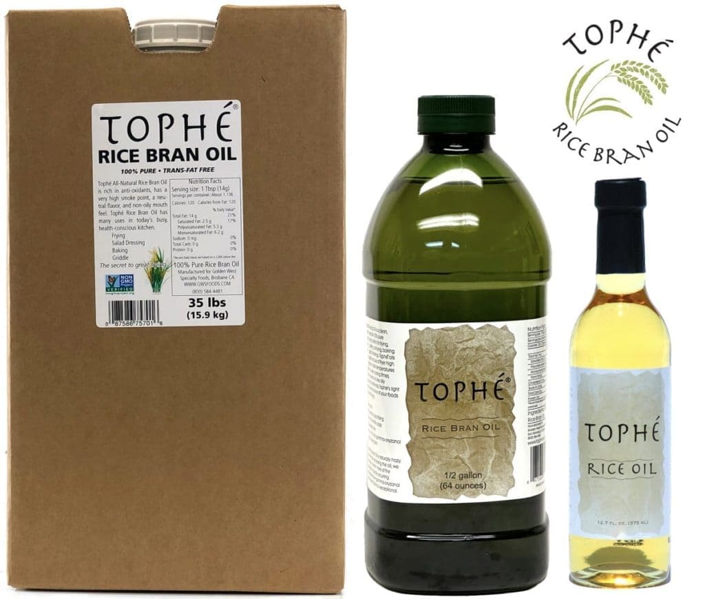 Stoltzfus Mineral Supply, Tophé Rice Bran Oil
