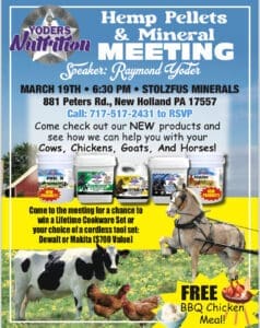Yoder Nutrition Meeting